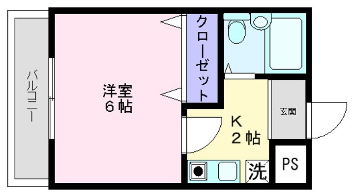 カプア鳳東の間取り