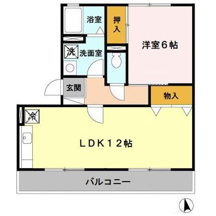 サニーコートの間取り