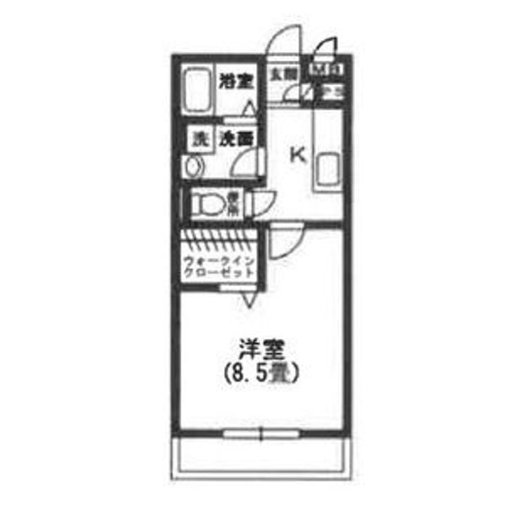 大阪府堺市西区鳳東町2丁(アパート)の賃貸物件の間取り