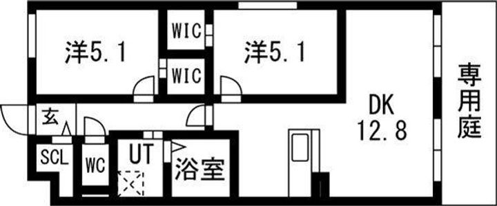 クレンツメゾンの間取り