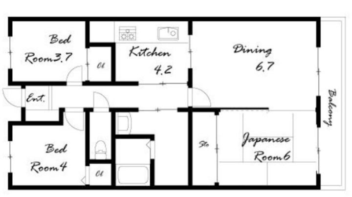 兵庫県神戸市垂水区千鳥が丘3丁目の賃貸マンションの間取り