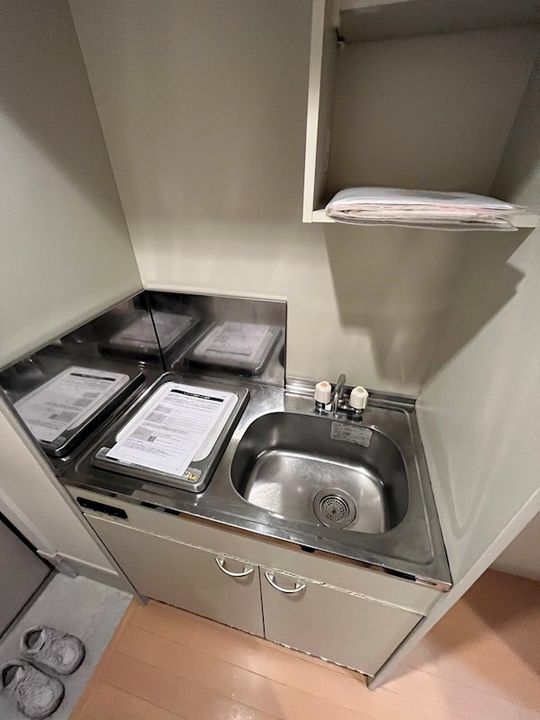 兵庫県神戸市垂水区坂上1丁目の賃貸アパートのキッチン