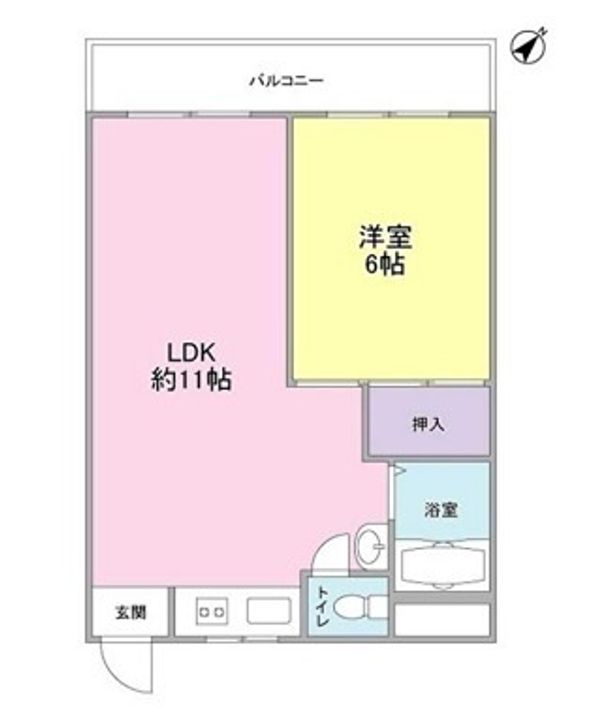 エリータ桃山台1の間取り