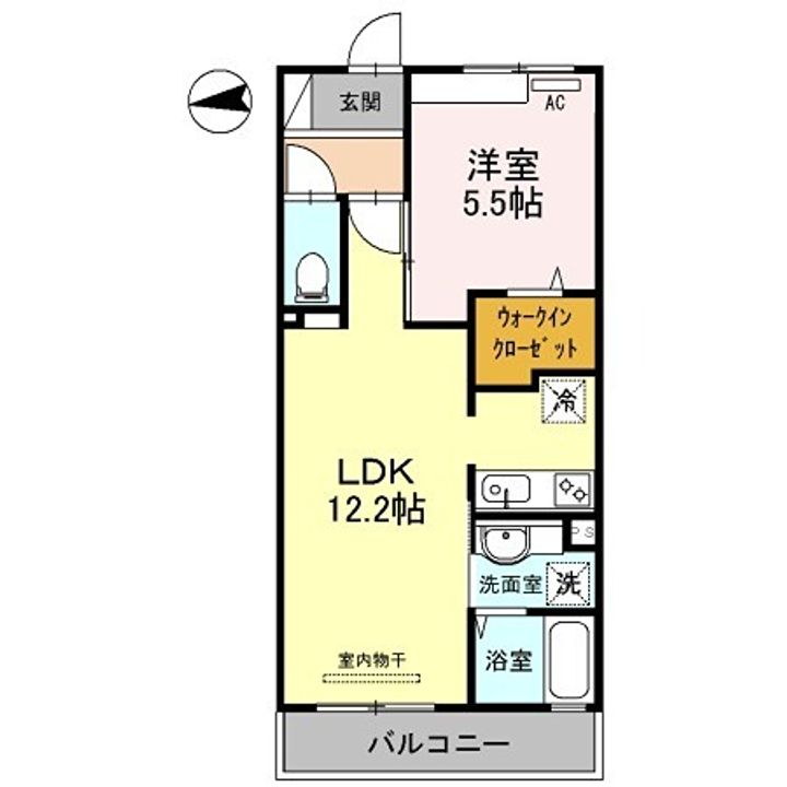 メゾンサフィールの間取り