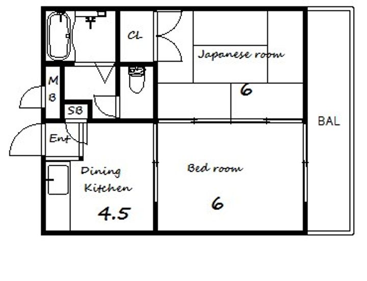 江川マンションの間取り
