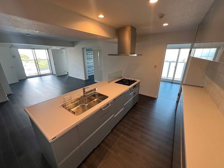 兵庫県西宮市苦楽園三番町の賃貸マンションのキッチン