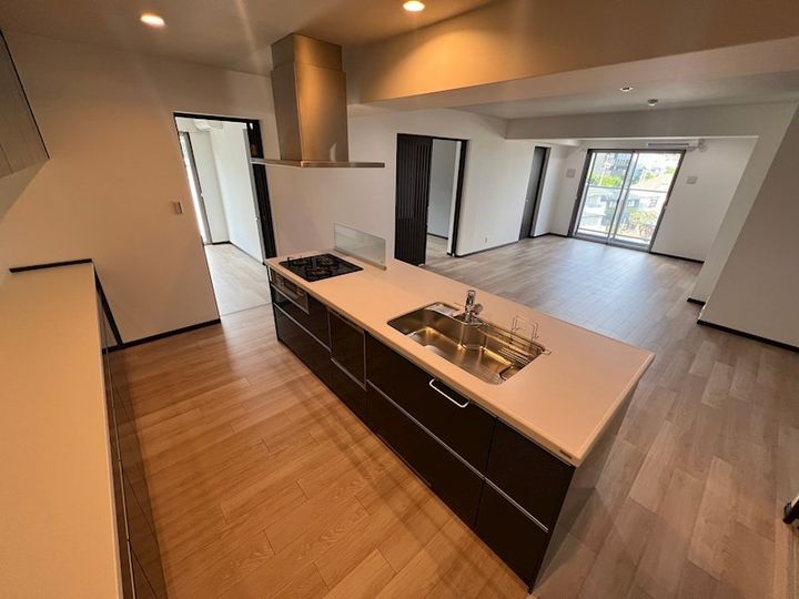 兵庫県西宮市苦楽園三番町の賃貸マンションのキッチン