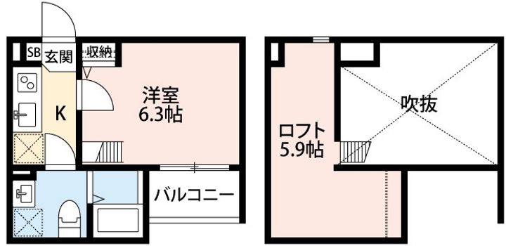 Blossom Imazuの間取り