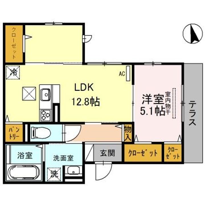 コンフォール甲子園口の間取り