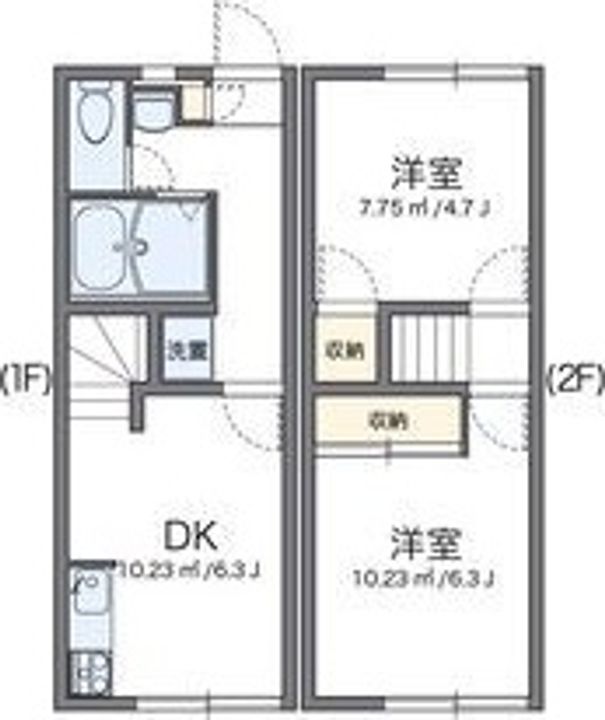 レオパレス広田の間取り
