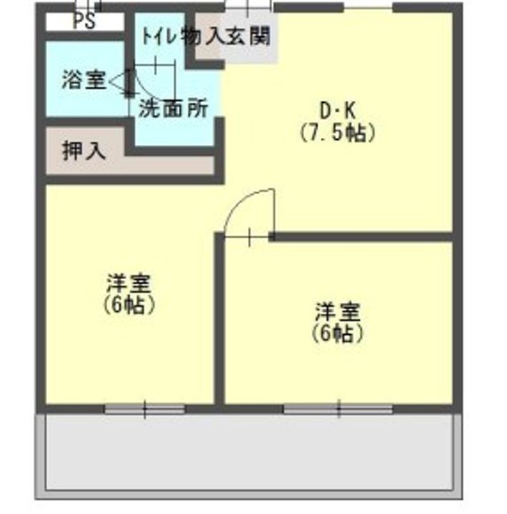 ダイリンハイツの間取り