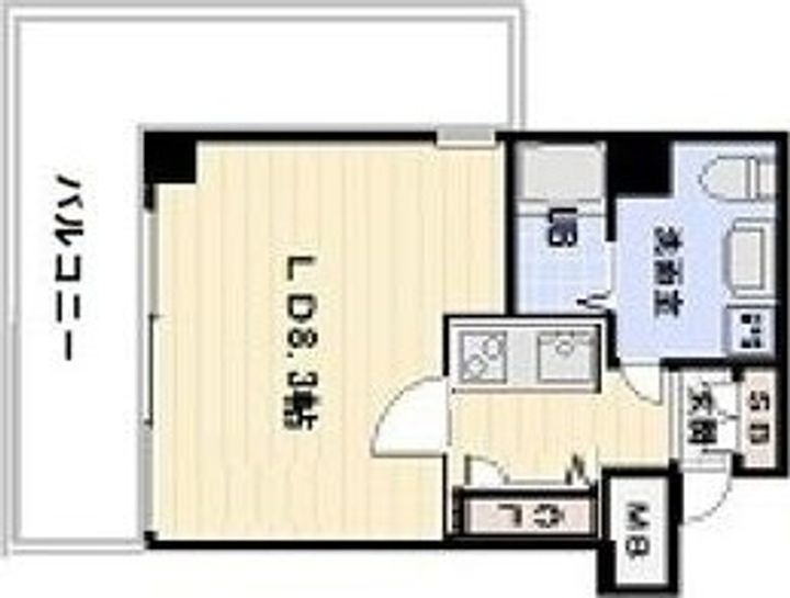 ベルエアー江上の間取り