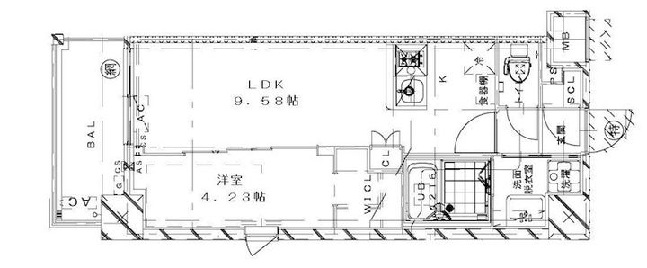 Bris西宮の間取り