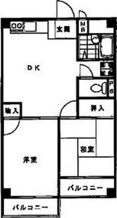 オーティーハイツ広田の間取り