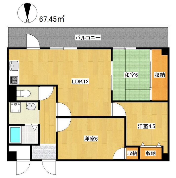 オカピハウスの間取り