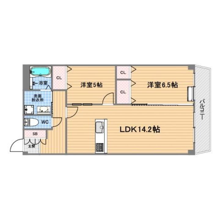 甲子園一番館の間取り