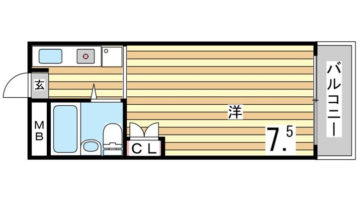 サニーパレス白川台の間取り
