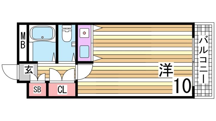 カサ・デェ・エレガンシアの間取り