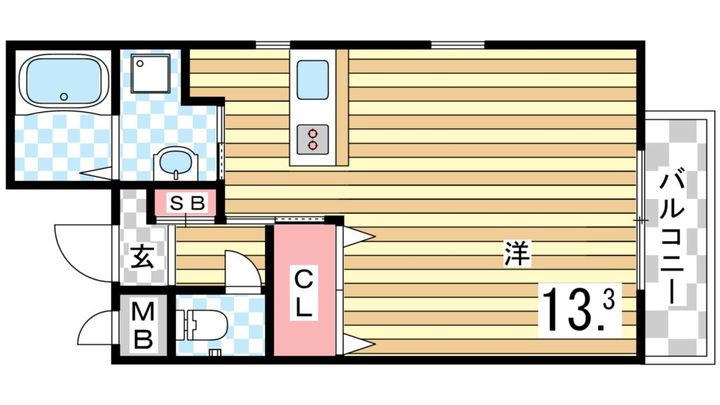 サニー離宮前の間取り
