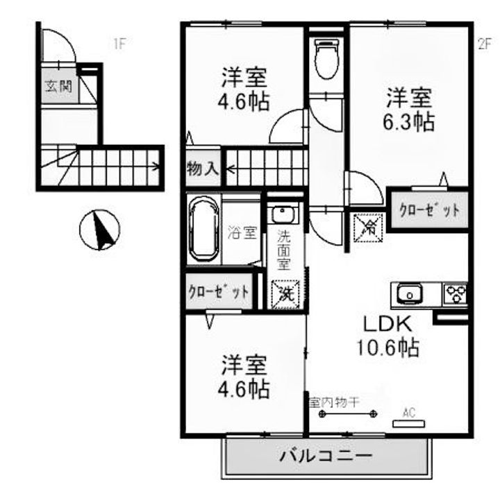 アルコバレーノVIIIの間取り