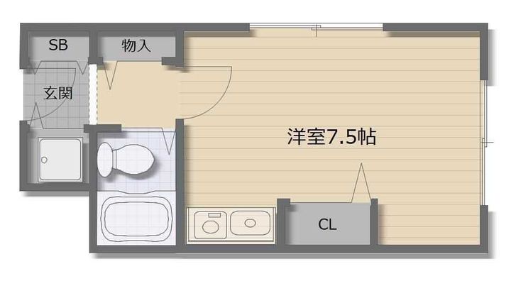 アトリエ塚口の間取り