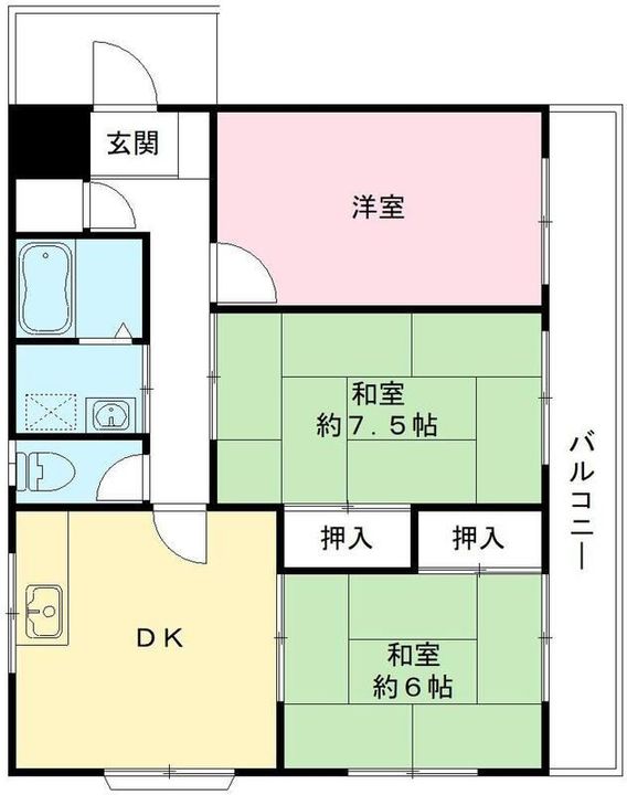 五月ハイツの間取り