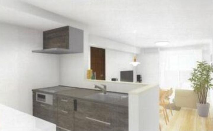 (仮称)尼崎市大庄中通1丁目賃貸住宅 新築工事のキッチン