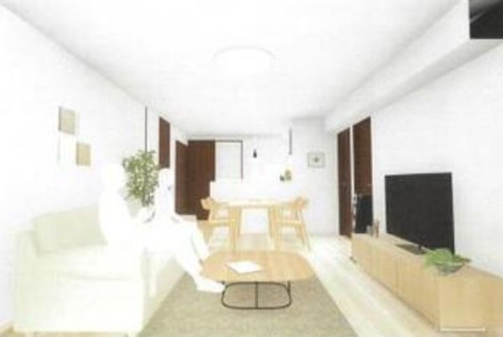 (仮称)尼崎市大庄中通1丁目賃貸住宅 新築工事の居間