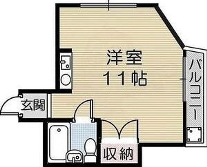 ハイツ熊谷の間取り