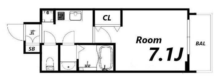 フレシール昭和通の間取り
