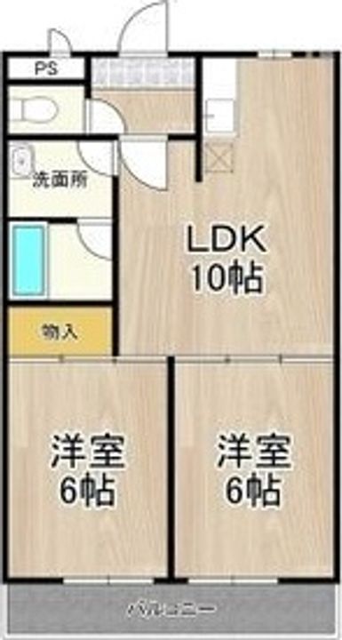 ユーコート宝塚の間取り