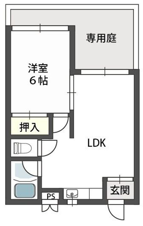 ヒルズ清水の間取り