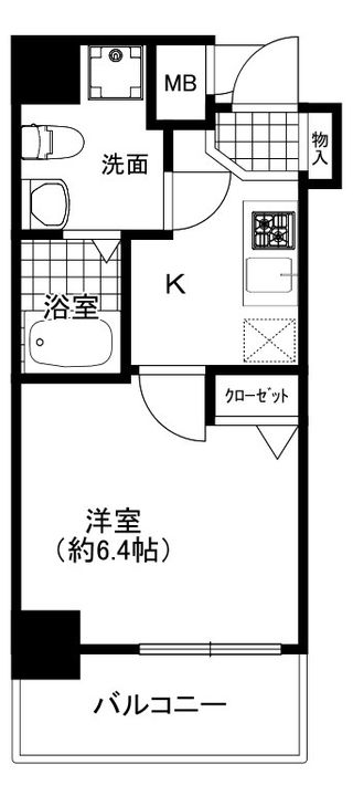 エヌイーワールド尼崎の間取り