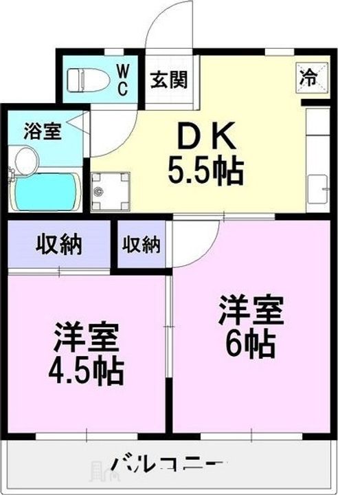 エムズハウス栄の間取り