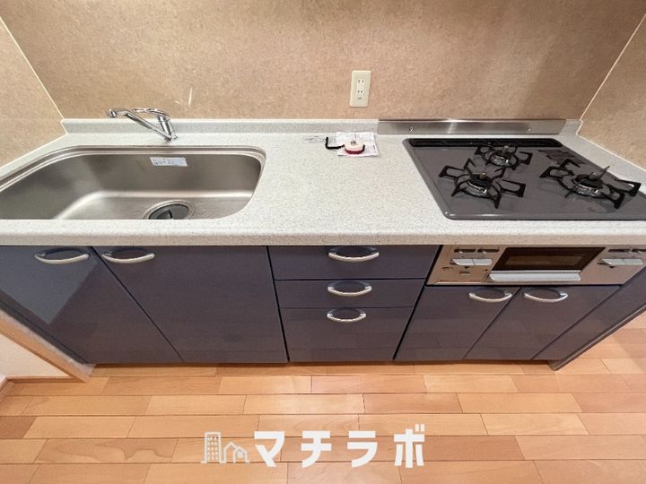 愛知県名古屋市中川区八熊1丁目(マンション)の賃貸物件のキッチン