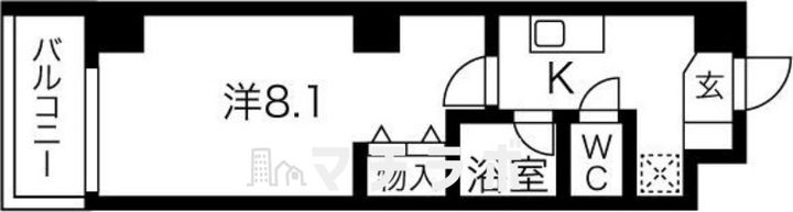 愛知県名古屋市北区田幡2丁目(マンション)の賃貸物件903の間取り