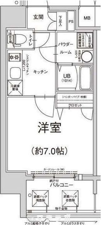 エスリード大須観音プリモ401の間取り