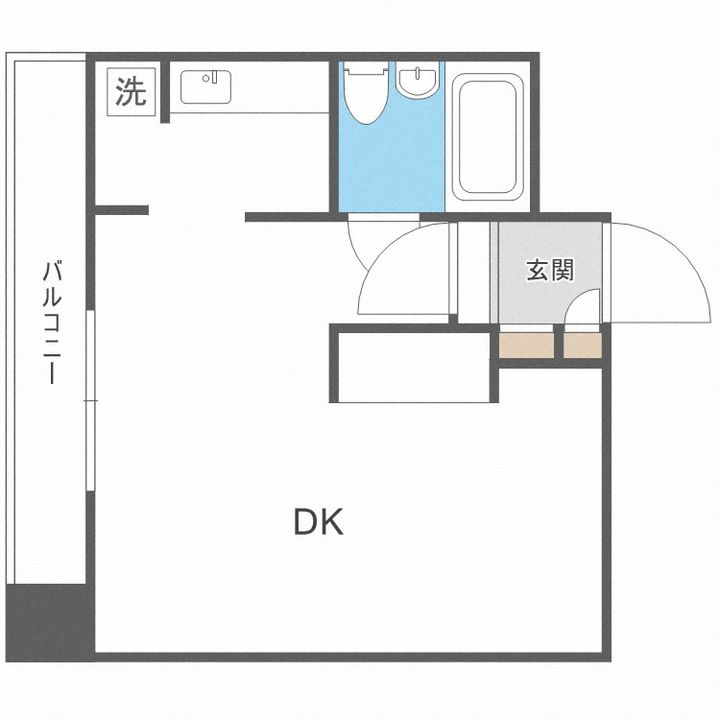 北海道札幌市中央区大通西17丁目(マンション)の賃貸物件507の間取り