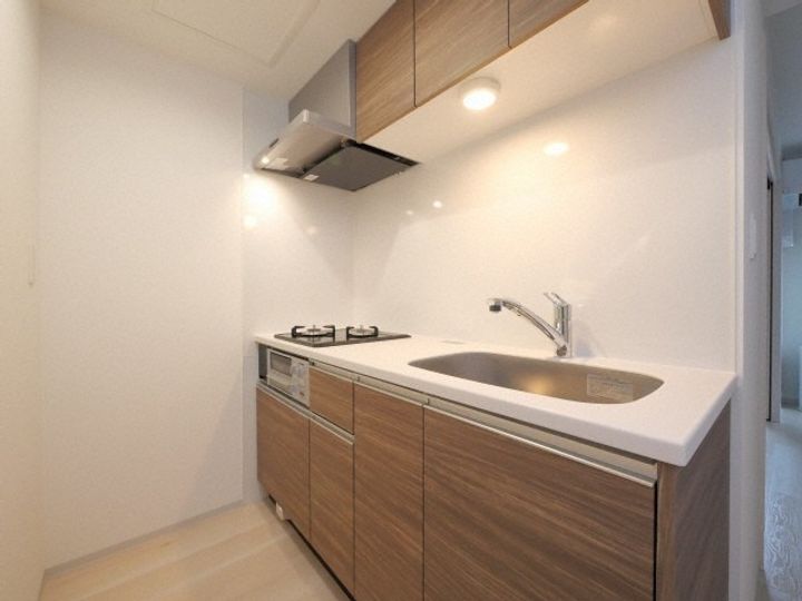 北海道札幌市豊平区西岡四条8丁目(マンション)の賃貸物件202のキッチン