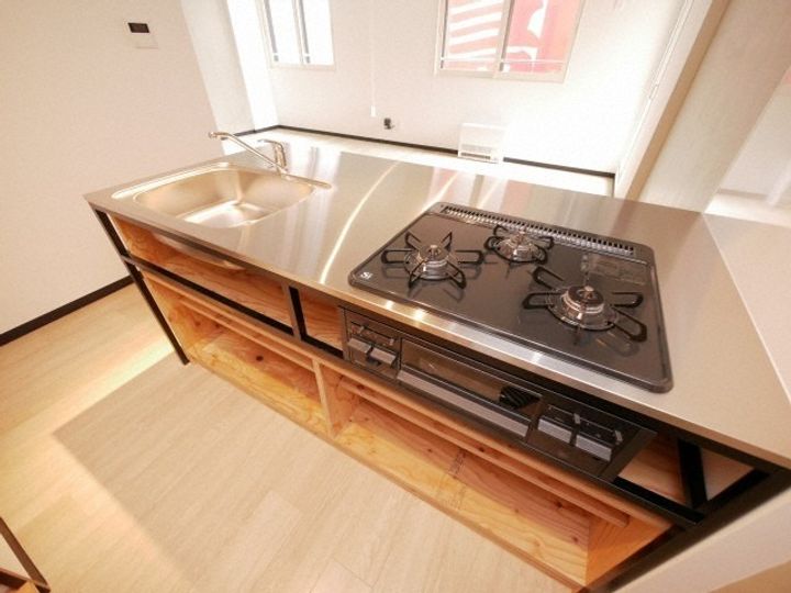 北海道札幌市豊平区月寒中央通9丁目(マンション)の賃貸物件402のキッチン