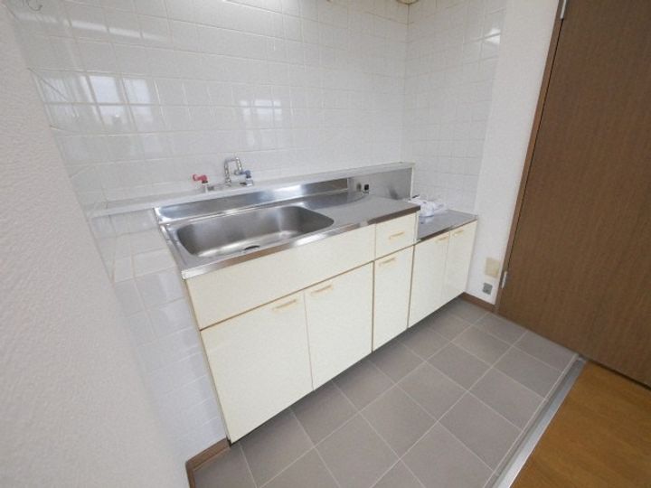 北海道札幌市白石区川下一条7丁目(アパート)の賃貸物件202のキッチン