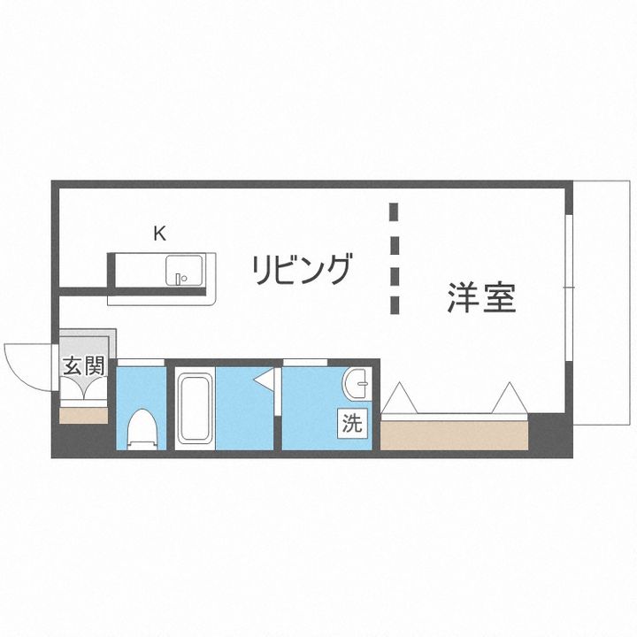北海道札幌市東区北四十四条東15丁目(マンション)の賃貸物件210の間取り