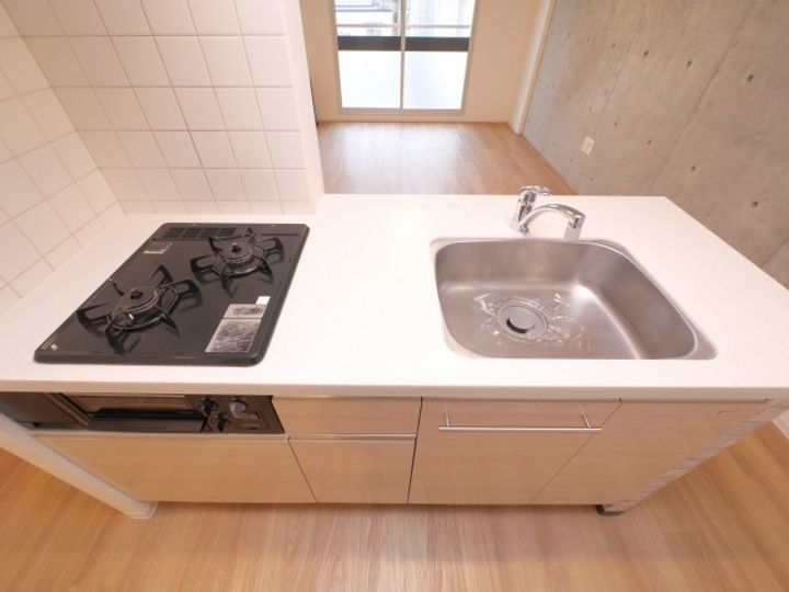 北海道札幌市手稲区手稲本町一条1丁目(マンション)の賃貸物件406のキッチン