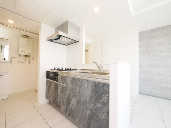 北海道札幌市豊平区西岡五条1丁目(マンション)の賃貸物件のキッチン