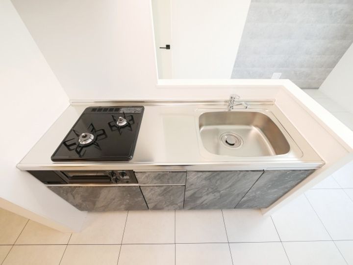 北海道札幌市豊平区西岡五条1丁目(マンション)の賃貸物件のキッチン