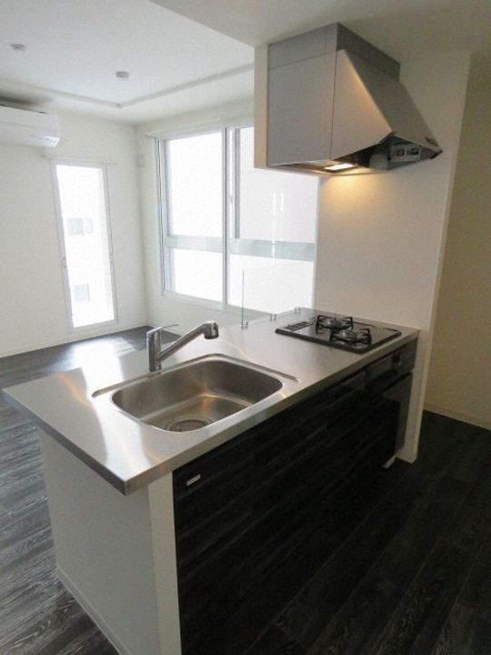北海道札幌市手稲区手稲本町二条3丁目(マンション)の賃貸物件402のキッチン