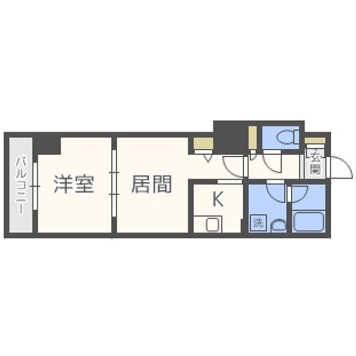 北海道札幌市中央区南六条東1丁目(マンション)の賃貸物件の間取り