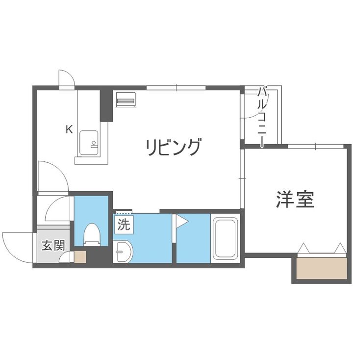 ラージヒル中の島の間取り
