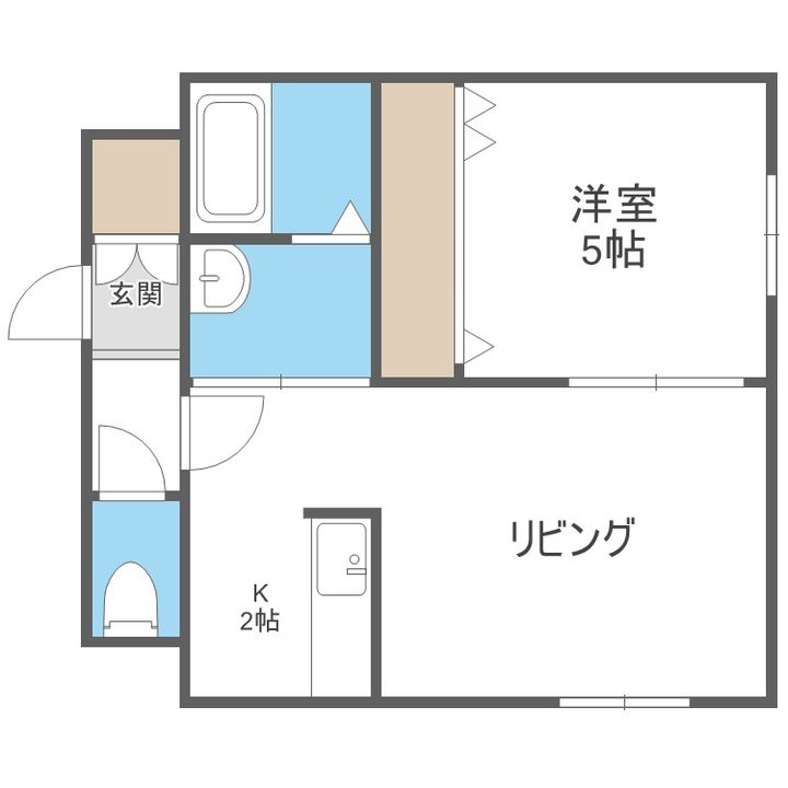 クラリス月寒西の間取り
