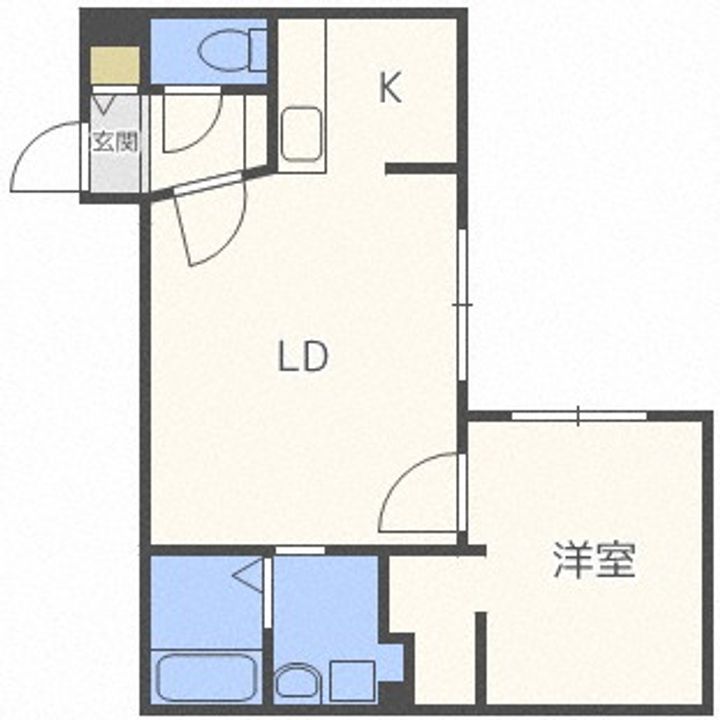 ラヴェーラ円山鳥居前の間取り